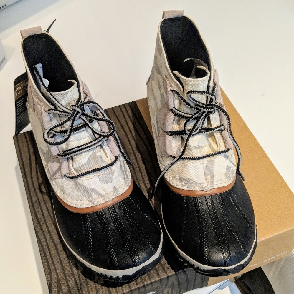 🔥 LAST PAIR Sorel Waterproof Boot Sea Salt CAMO